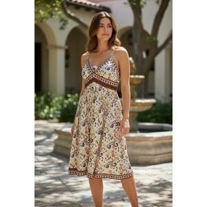 Style‎ & Co. Women's Floral Print Sleeveless Sundress Casual Summer Dress